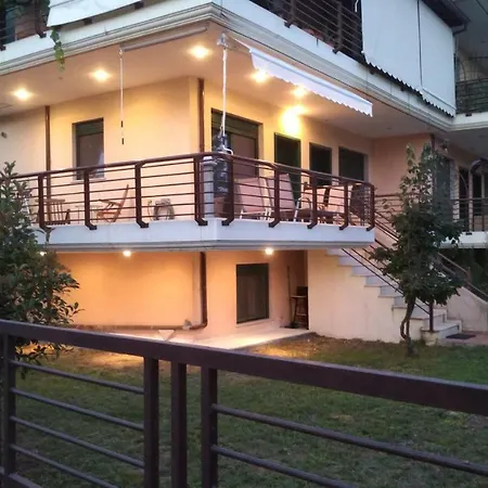 Garden Maisonnette 2-Bedrooms Sleeps 6 Adults 200M From Sandy Beach Asprovalta Exterior photo